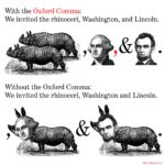 illustration showing the importance of the oxford comma
