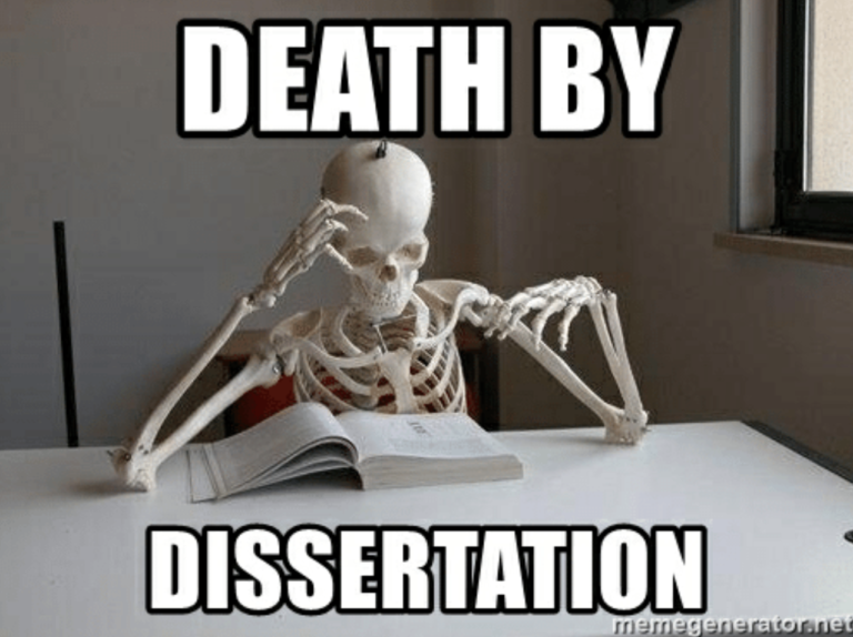 all but dissertation meme
